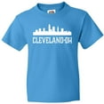 thumbnail image 3 of Inktastic Cleveland Ohio Skyline City Silhouette Youth T-Shirt, 3 of 5