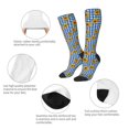 thumbnail image 6 of Balery Sunflowers Printed Novelty Socks Men's Women's Crew Socks Sports Socks Knee High Socks Cotton Socks Quirky and Cool Socks, 6 of 9