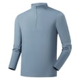 thumbnail image 1 of Ceisia Men's Slim Stand-Collar Half-Zip Sport Long-Sleeve Top Multi-Solid Gift, 1 of 7