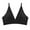 Black, variant on SMihono Womens Deep V-Neck Sports Bra Padded Low Impact Fitness Yoga Bra U Back Wireless Workout Bra Contour Crop Top (Black S )