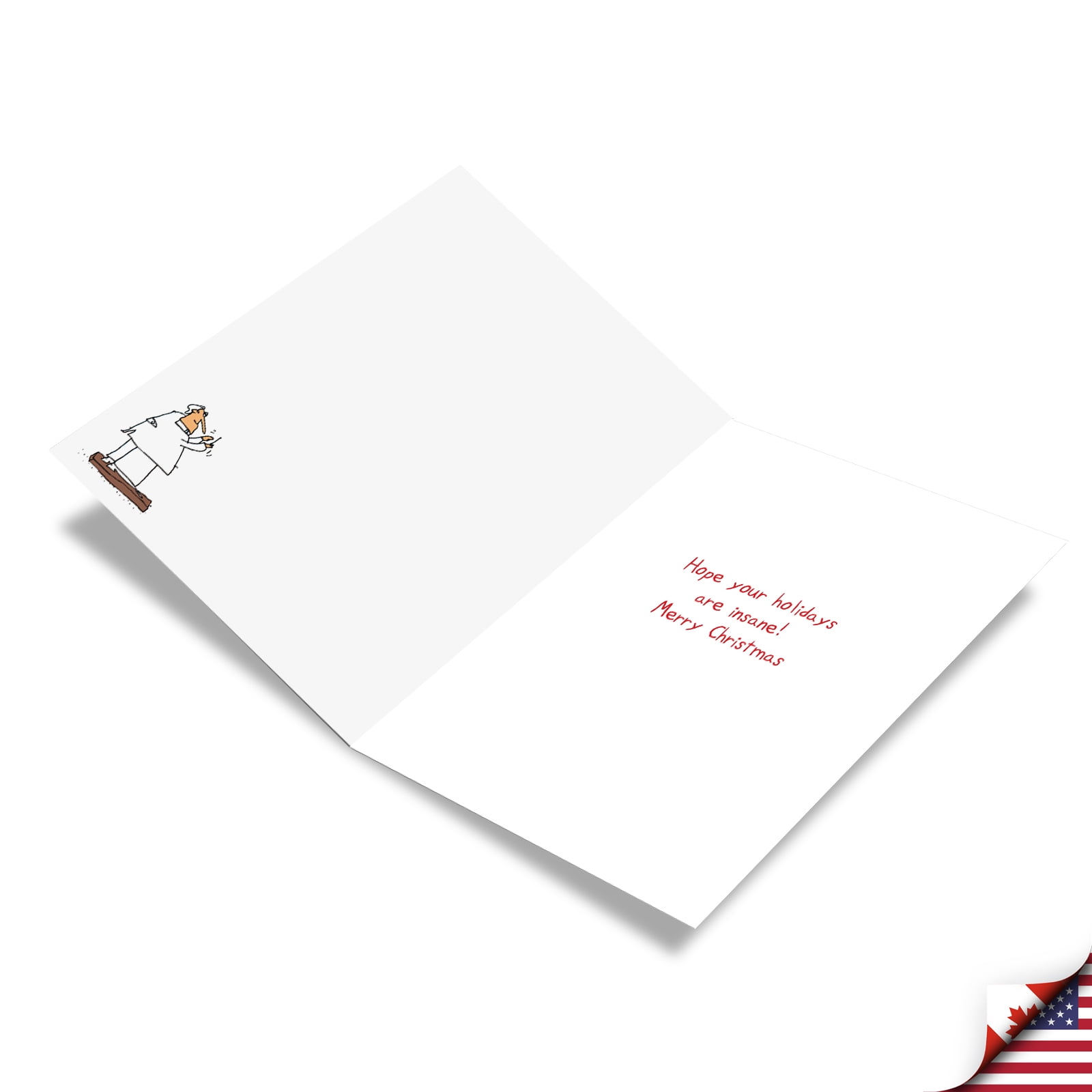 Pack of 12 Christmas Greeting Cards (1 Design, 12 Cards) - Insane Choir