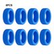 thumbnail image 3 of Sonducket 8 cubiertas para ruedas de equipaje con reducción de ruido, fáciles de instalar, para mejorar la decoración del equipaje, reducir el Viajes, Equipaje y Accesorios Varios azul, 3 of 6