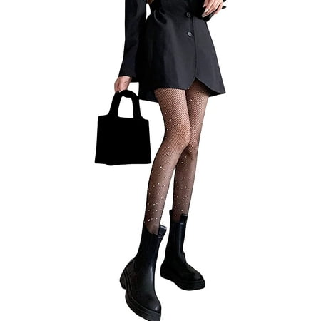 

ZWUYIYHJ Women s Fishnet Stockings Patterned Floral Tights Thigh High Pantyhose