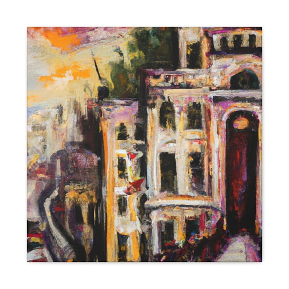 Georgetown Georgia Glorified - Canvas