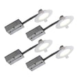 thumbnail image 1 of Bazz SLMRD4W4 4-Inch Slim Round LED Recessed Light Kit with Goose Cable, 4-Pack, Easy Install, Dimmable, Damp Rated, Matte White, 750lm, 80+ CRI, 11W, 1 of 8