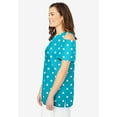 thumbnail image 3 of Woman Within Plus Size Short-Sleeve Cold-Shoulder Tee, 3 of 6