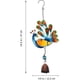 thumbnail image 3 of Campanillas de viento conmemorativas Campanilla de viento de pavo real Campanas de pavo real Campanas de viento Arte de la pared Colgando Estatuas de jardín al aire libre TUNC Sencillez, 3 of 5