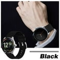 thumbnail image 7 of Silicone Watch Straps 19mm Quick Release Rubber Replacement Bands for Men Women - Extra Long, Black with Silver Buckle, 7 of 7
