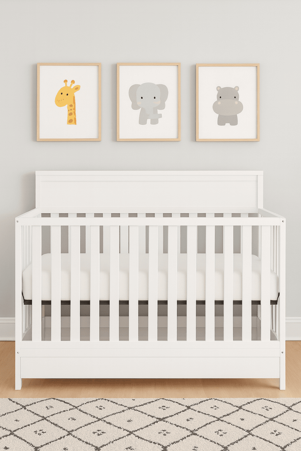 Concord Baby Brady 4-in-1 Crib with Drawer – white