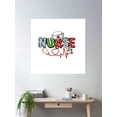 thumbnail image 2 of Nurse Life, Hospital, Nursing Poster Wall Art, Modern Wall Decor, 30x30 UNFRAMED, 2 of 3