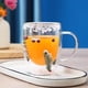 thumbnail image 3 of Taza de vidrio de doble pared Bearachild 250ml para bebidas calientes, 3 of 6