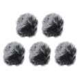 thumbnail image 1 of EIMELI 5 Pcs Clip-on microphone Cover Peluche Anti-Éclaboussures, 1 of 6