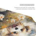 thumbnail image 4 of Dog Flowers Floral Garden Flag Double Sided Outdoor Banners for Courtyard Outdoor Lawn Farmhouse Holiday Decorations, 4 of 5