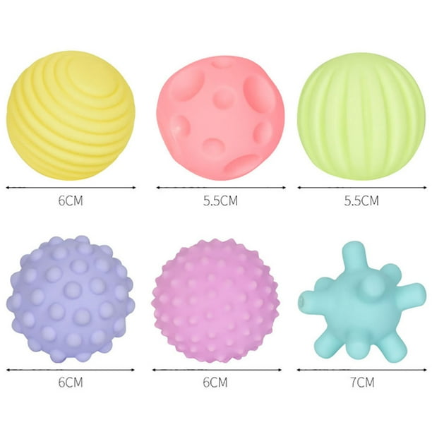 24 pièces balles anti-stress en éponge douce EVA balles anti-stress pour  enfants jouets Mini balles anti-stress 