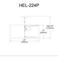 thumbnail image 2 of Dainolite HEL-224P-PC-WH  Pendant, 2 of 3