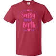 thumbnail image 3 of Inktastic Sassy Since Birth, Sassy, Sassy Girl, Arrow, Hearts T-Shirt, 3 of 5