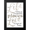 thumbnail image 2 of Jacobs, Cindy 11x14 Black Modern Framed Museum Art Print Titled - Live and Love, 2 of 5