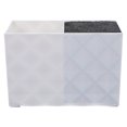 thumbnail image 1 of 1pc Double Slots Scissors Holder Hair Clips Storage Box Hairdressing Tools Organizer for Home Shop White, 1 of 8