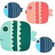 thumbnail image 1 of 4 Silicone Heat Resistance Coasters, Non-Slip Fish Stretch Trivets Kitchen Pot Coaster Mat Green, Pink, 1 of 5