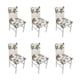 thumbnail image 4 of Silla 6 Piezas de Alta Elasticidad Silla Cubierta removible Cubiertas de Silla de Comedor de Hotel para Casas Polvo Lavables, 4 of 7
