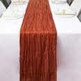 thumbnail image 7 of Holzlrgus 13Ft Rust Cheesecloth Table Runner, 160inch Long Cheese Cloth Boho Gauze Table Runner for Wedding Bridal Baby Shower Birthday Party Rustic Sheer Fall Table Decorations, 7 of 7