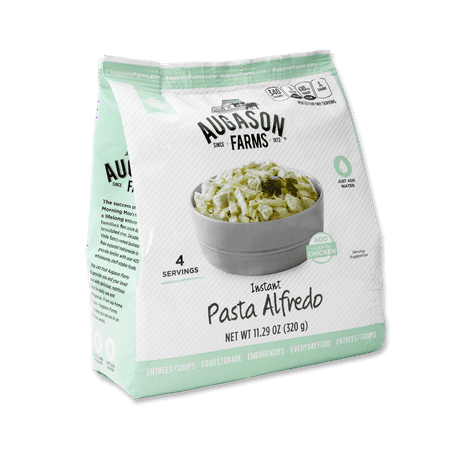 Augason Farms Instant Pasta Alfredo 11.3 oz Pantry Pouch