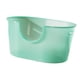 thumbnail image 3 of Caja de arena para gatos con tapa abierta, inodoro, grande, fácil de limpiar, accesorios para jaulas pequeñas Verde, 3 of 9