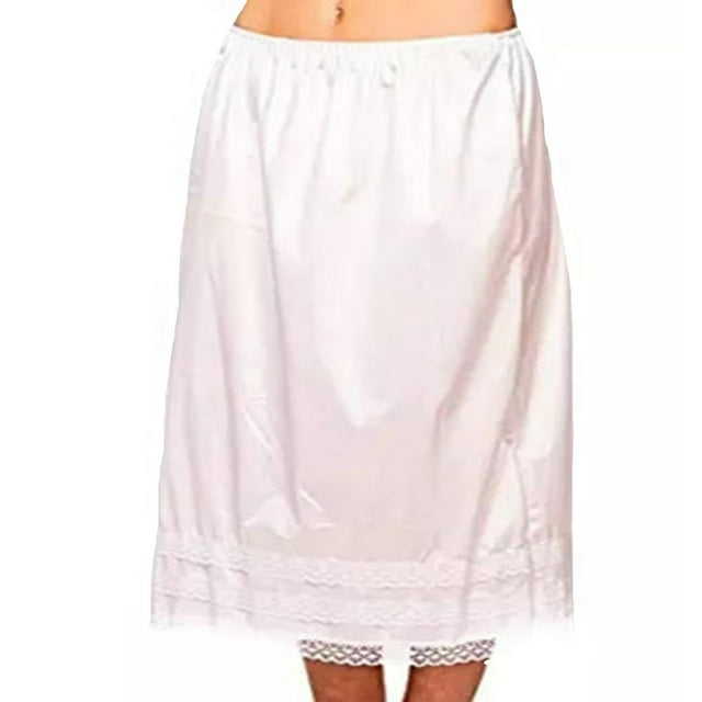 Grande Taille des Femmes Élastiques Jupes Taille Haute Robe Swing Sous-Jupes