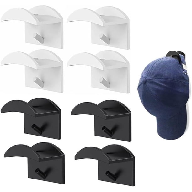 Perchas adhesivas para sombreros, 8 Uds. Ganchos para sombreros para pared, percheros para gorras de béisbol para decoración de habitación de niños y niñas, ganchos para sombreros autoadhesi