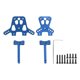 thumbnail image 1 of Torre de Choque para Coche RC Torre de Choque Trasera Delantera de aleación de Aluminio con Soporte Compatible con Coche RC 1/18 Azul, 1 of 10