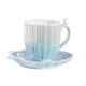 thumbnail image 1 of Ceramic Coffee Mug with Saucer, Pearl Shell Cup, Cute Coffee Mugs for Office and Home, for Tea Latte, 1 of 5