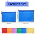 thumbnail image 3 of 1 PCS Pencil Case Zipper File Bags, A5 Mesh Pencil Storage Pouch Plastic Zip Wallets Folders Zipper Bags Mesh Document Bags for Supplies, Cosmetics, Stationery, Home, Office and Travel, Blue, 3 of 9