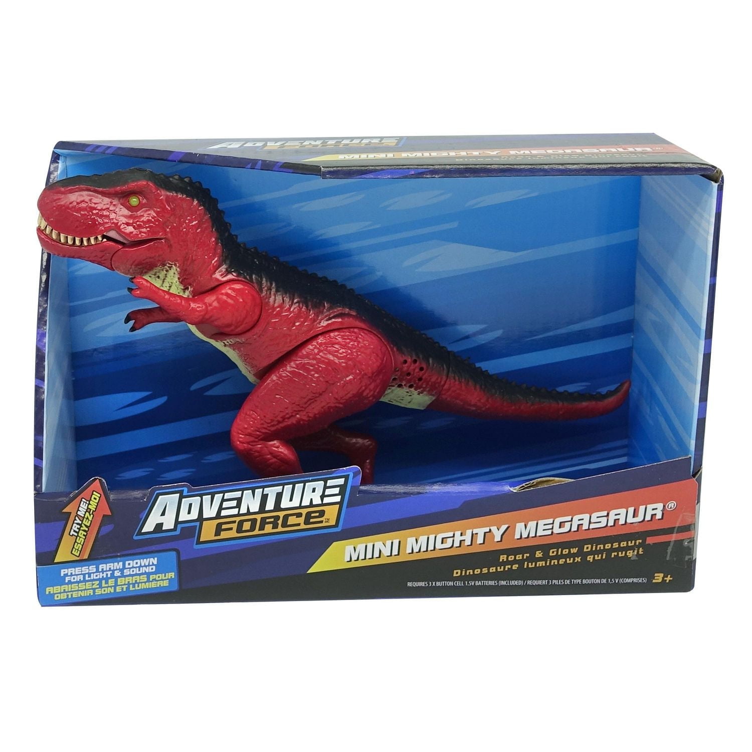 Adventure Force - Mini Mighty Megasaur T-Rex, Rouge