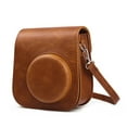 thumbnail image 1 of Visland Camera Protective Case Shock-proof Anti-scratch Digital Camera Retro Faux Leather Carrying Pouch with Shoulder Strap for Fujifilm-Instax Mini 11, 1 of 8