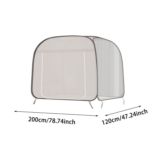 Curtain curtain product category enhances indoor outdoor comfort with net tent design for setup and portable folding bed functionality using durable polyester fabric