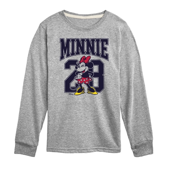 Disney - Minnie Mouse Long Sleeve Graphic T-Shirt
