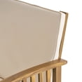 thumbnail image 5 of Christopher Knight Home 3-Piece Outdoor Patio Furniture Set with Foldable Side Table & Cushions, Brown Patina+Cream, 5 of 13