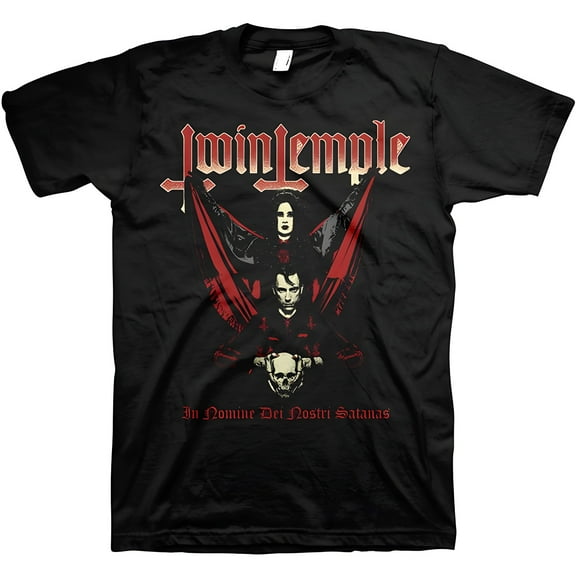 Twin Temple Men's In Nomine T-Shirt Black 2X-Large | Officially Licensed Merchandise