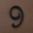 thumbnail image 2 of 70mm Self Sticker Big Modern Door Numbers For Exterior House Apartment Plaque Mailbox Address Digits Sticker Signs Black Numbers, 2 of 12