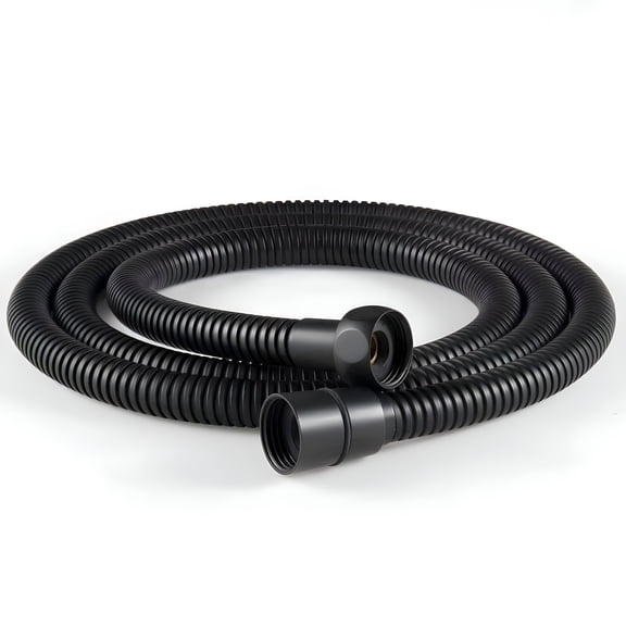 HIBIBUD Shower Hose for Handheld Shower Heads, Universal Replacement Part, Matte Black Stainless Steel Shower Hose Extra Long 1.5m, Flexible Kink-Free