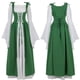 thumbnail image 3 of Vestido medieval retro con escote cuadrado y cintura acampanada, vestido renacentista de la Edad Media, traje europeo para fiesta de carnaval y Halloween, 3 of 5