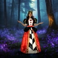 thumbnail image 3 of Underwraps Alice in Wonderland Queen of Hearts Child Costume | S Female, 3 of 5
