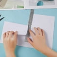 thumbnail image 2 of LOVEVER 3 Styles Irregular Edge Ruler Metal Craft Ruler Paper Tearing for Embossing with Scrapbook Jagged Rulers, 2 of 4