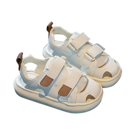 

ZRBYWB Summer New Soft Bottom Hollow Mesh Non Slip Kids Fashion Casual Sports Beach Sandals Summer Shoes