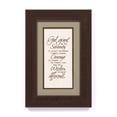 thumbnail image 2 of Dexsa Lawrence Frames 12.50" x 8.50" Glass/MDF/Wood Shadow Box, Brown, 2 of 2
