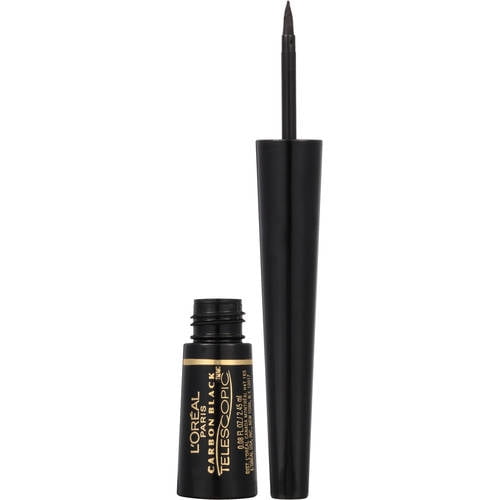 L'Oreal Paris Telescopic Precision Liquid Eyeliner, Carbon Black, 0.08 fl oz