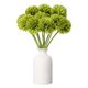 thumbnail image 1 of Uxcell 10 piezas de flores de bola de crisantemo artificial, ramo de flores de crisantemo falso de seda para decoración de hogar, jardín, boda y fiesta, verde oscuro, 1 of 7