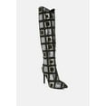 thumbnail image 6 of Sharmin Checkered Sequin Knee High Boots, 6 of 9