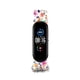 thumbnail image 5 of Correa de repuesto compatible con Xiaomi Mi Band 5 Correa de repuesto de silicona transpirable con diseño floral, 5 of 5