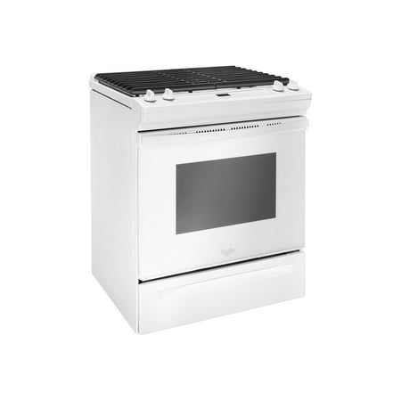 Whirlpool - 5.0 Cu. Ft. Self-Cleaning Slide-In Gas Range - White